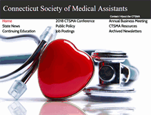 Tablet Screenshot of ctsma.org